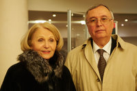 С женой В.Е. Загребельной
